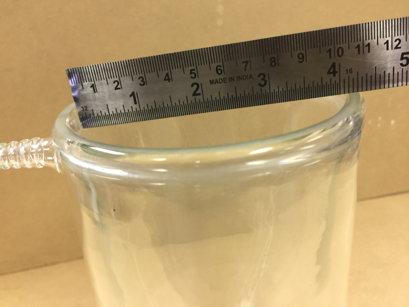 Buchler Instruments Jacketed Cool Trap 2000mL 2L Inside Volume 180° Hose Fitting