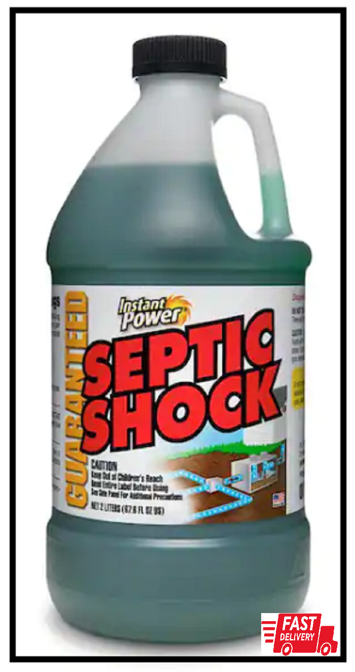 NEW Septic Shock 67.6 oz Improve Clogged Septic Systems Restores Rids of Odors