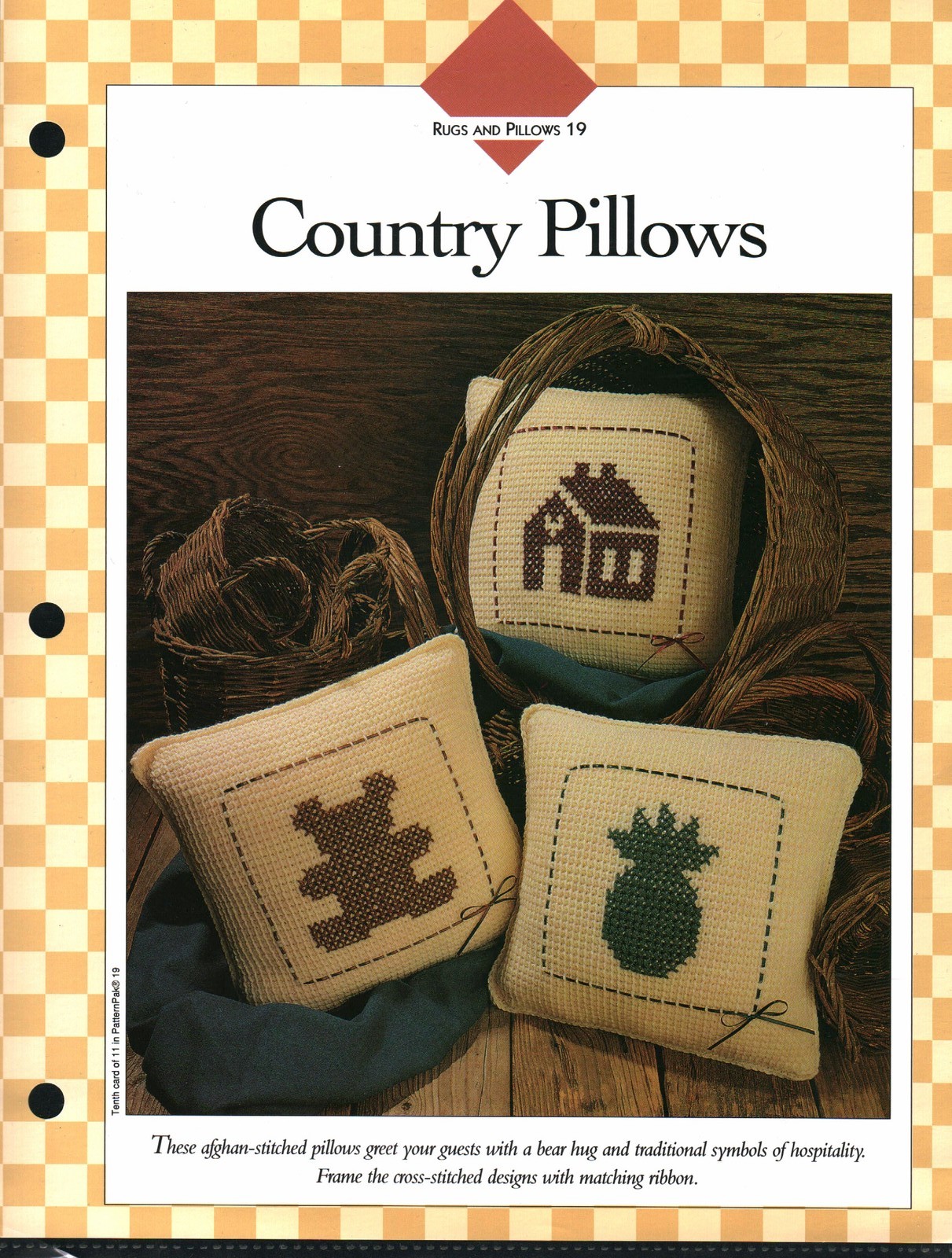 Country Pillows - Rugs & Pillows 19 | Vanna Crochet Faves 85190-J