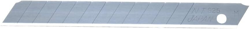 NT Cutter Spare Blade for Type A, Super Sharp Black Thin Blade, 50 Pieces,
