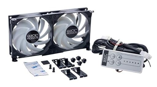QP-RFVCF90 RV Refrigerator Vent Cooling Fan - 90mm
