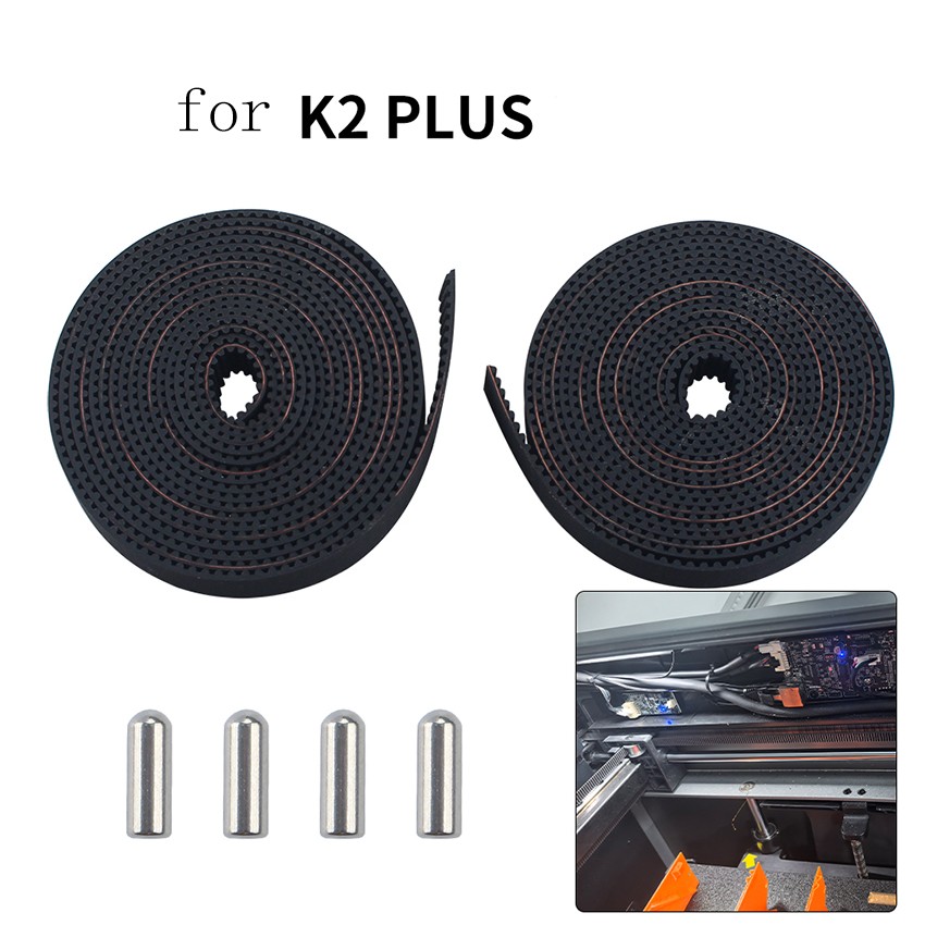 For Creality K2 PLUS XY Axis Synchronous Belt Anti-Slip Rubber Timing Belt Parts