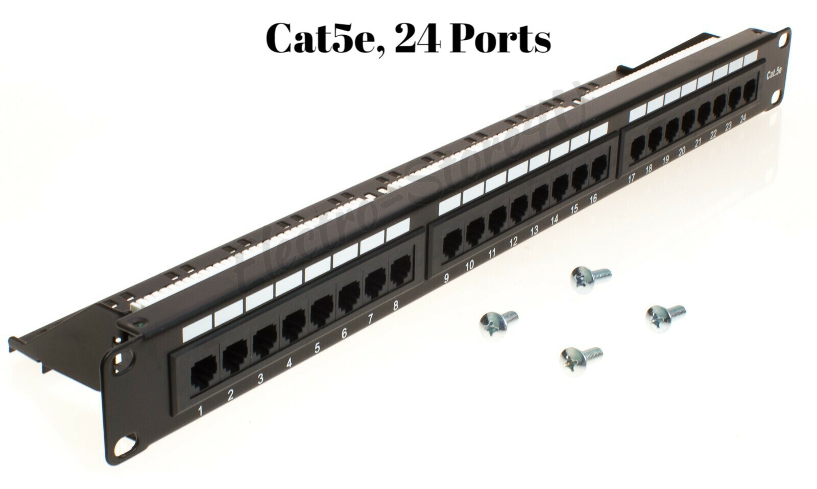 Network Patch Panel for Cat5e Cat6 110Type 12 24 48 Ports RJ45 Ethernet Rack Lot