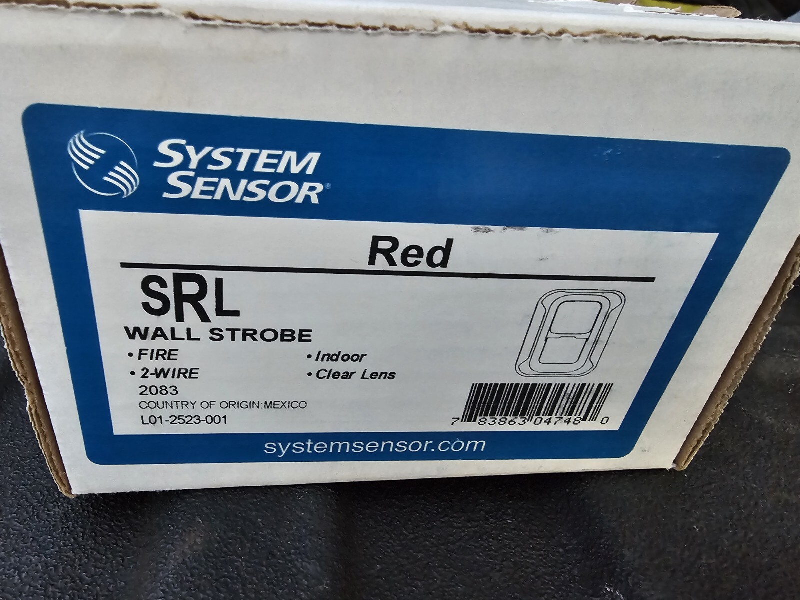 System Sensor SRL RED MOUNT STROBE L01-2523-001