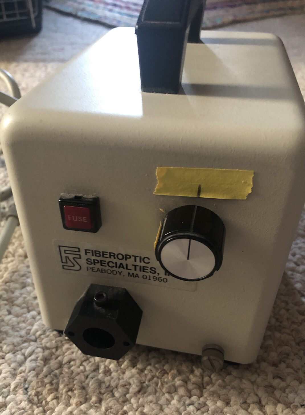 Fiberoptic Specialties Model LS86/110 Light Source Tested Fusible Good Condi