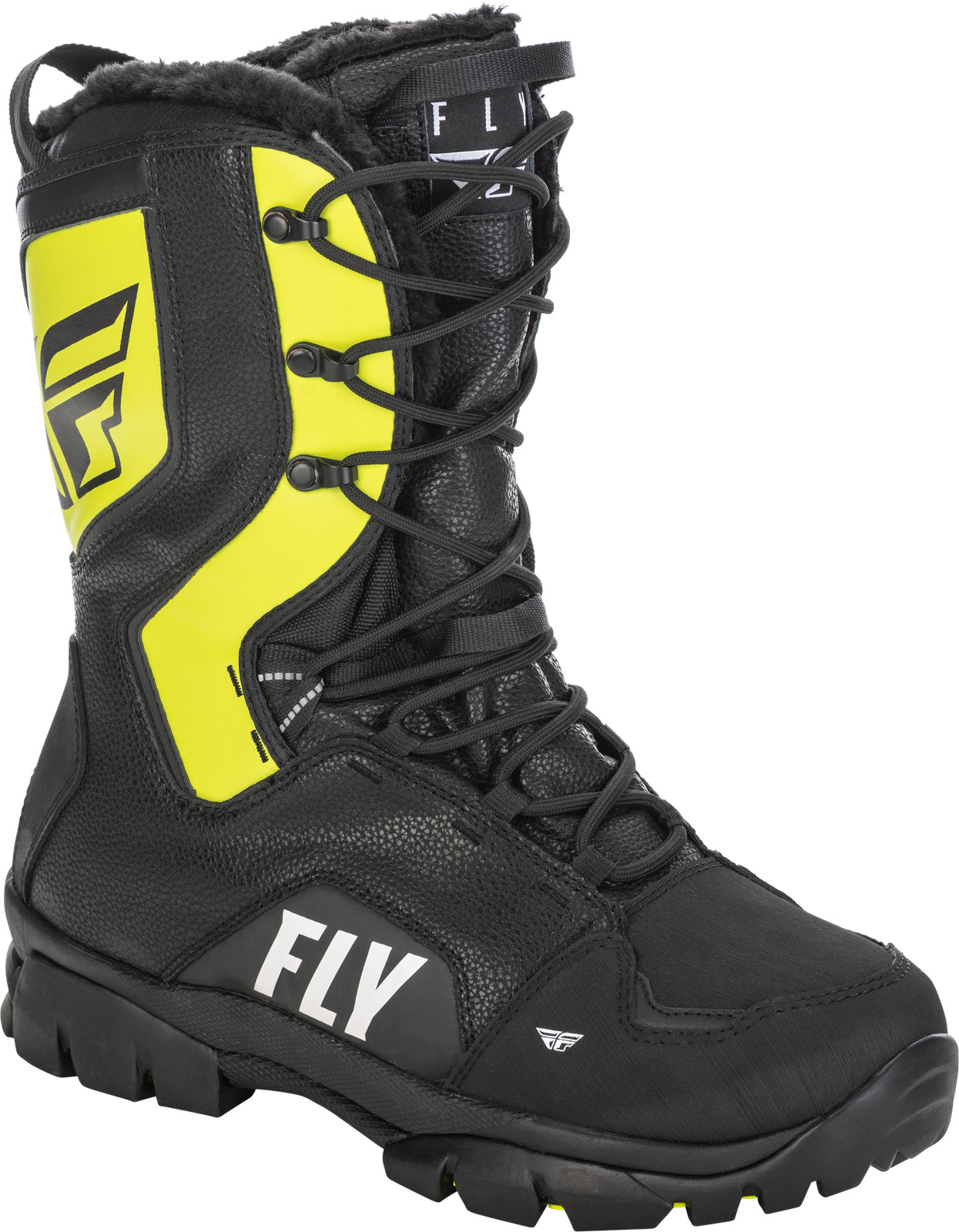 Fly Racing Marker Boot Black/Grey/Hi-Vis Sz 08 Footwear