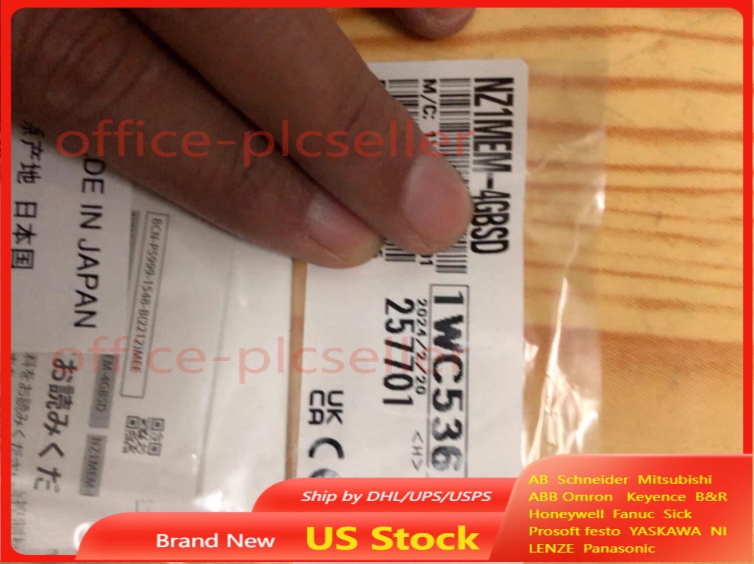 1PC New Mitsubishi NZ1MEM-4GBSD NZ1MEM4GBSD 4GB Memory Card Free Ship #TT