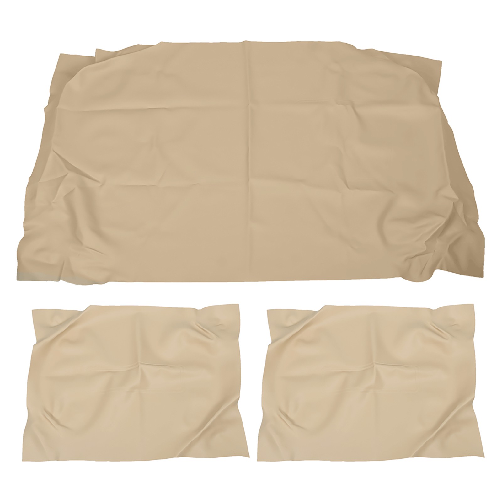 3Pcs/Set Leather Front Seat Covers Fit For Club Car DS 1982-2000.5 Golf Carts