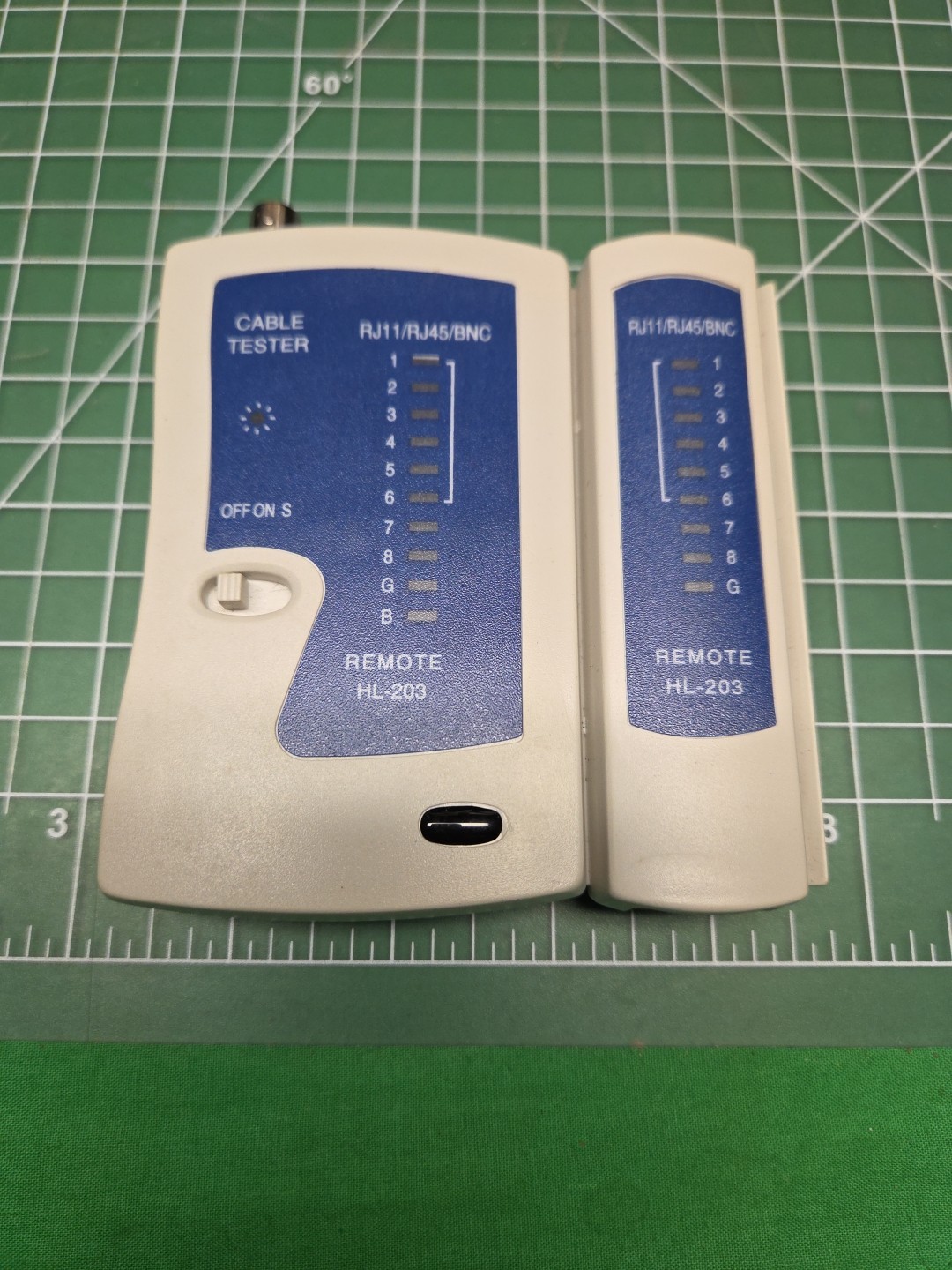 Multi Function LED Network Cable Tester for BNC RJ45, RJ11, RJ12 with Case