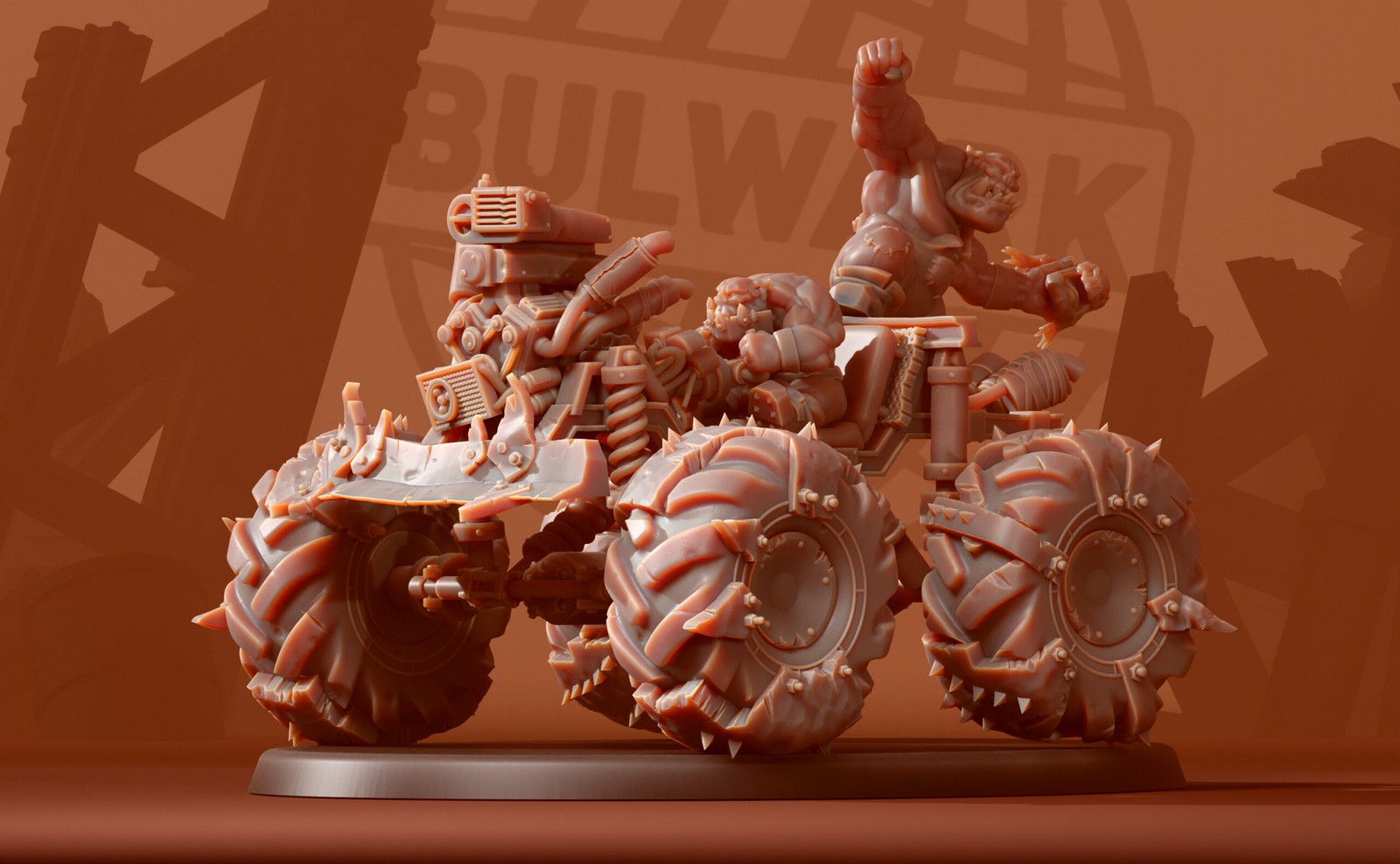 BULWAAAGH ORKS MONSTER WHEELS