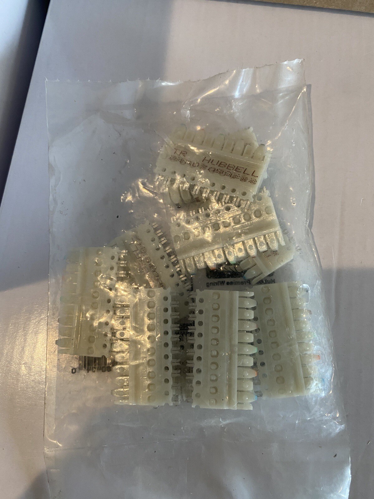 10 Hubbell Speedgain Cat 5e 110-Type Connecting Terminal Patch Blocks 110CB5PR10