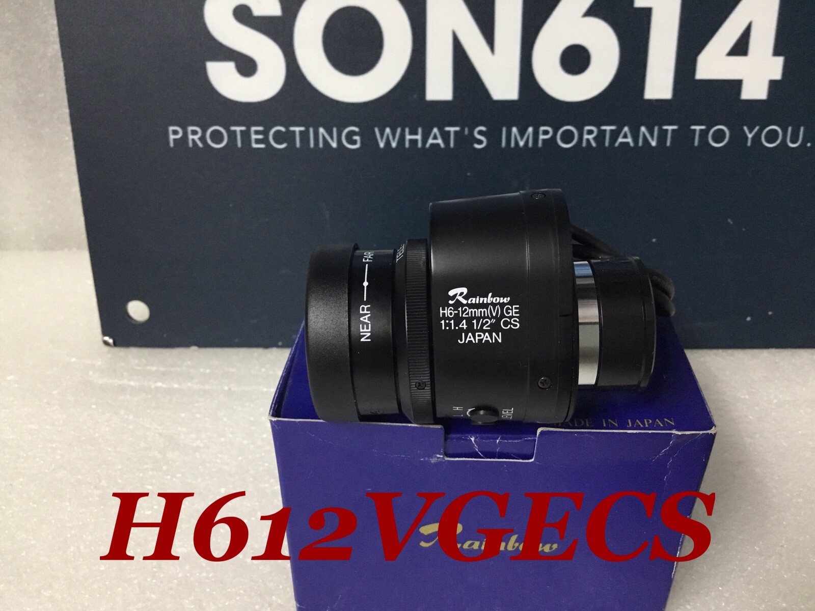 Rainbow H612VGECS Varifocal Lens 4 Security Camera W/ 6-12mm 1/2” 1:1.4 CS NEW!