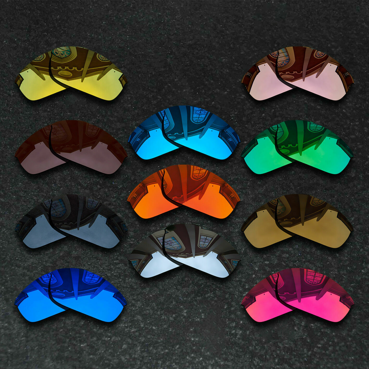 US Polarized Replacement Lenses For-Oakley Flak Jacket-Variety Choices
