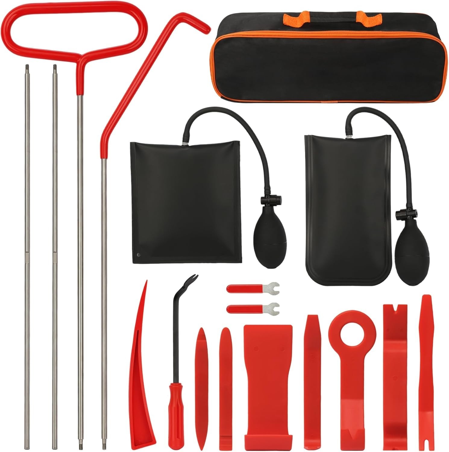 #1 Kit Para Abrir Puerta De Auto Carro Completo Profesional Long Reach Tools Set