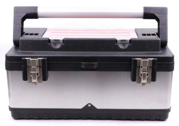 KOSHIHARA Stainless Tool Box KK474 with Parts Box  Size 505x235x255mm