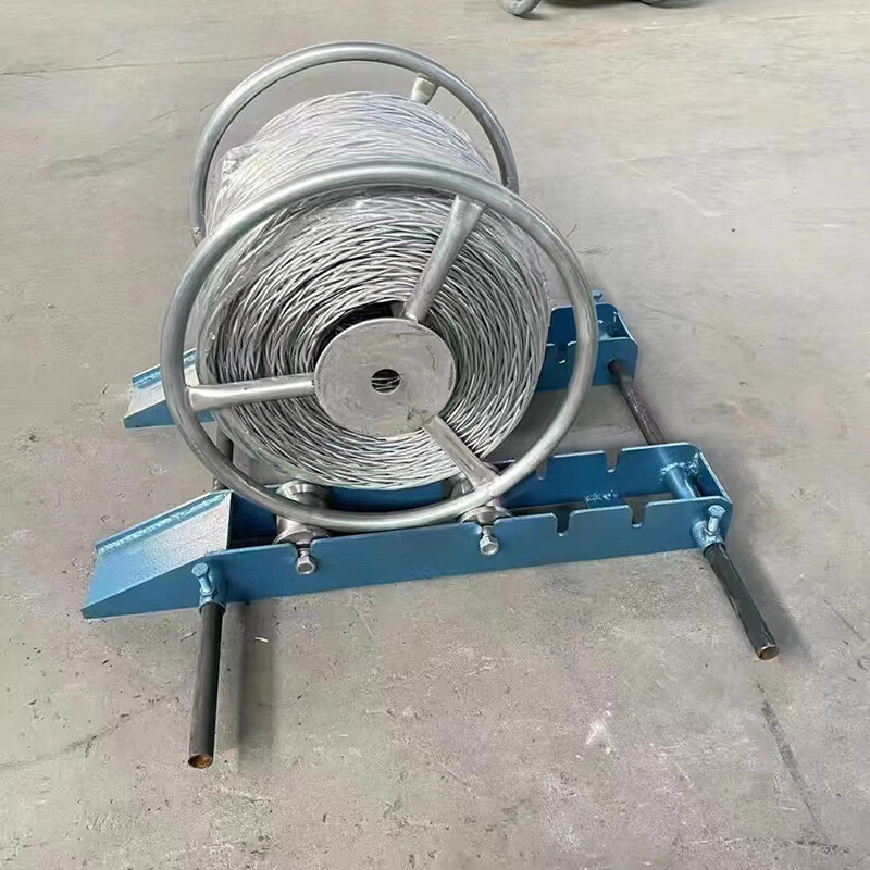 Heavy Duty Cable Drum Roller Stand Cable Reel Dispenser for reels 11.8-47.2" OD