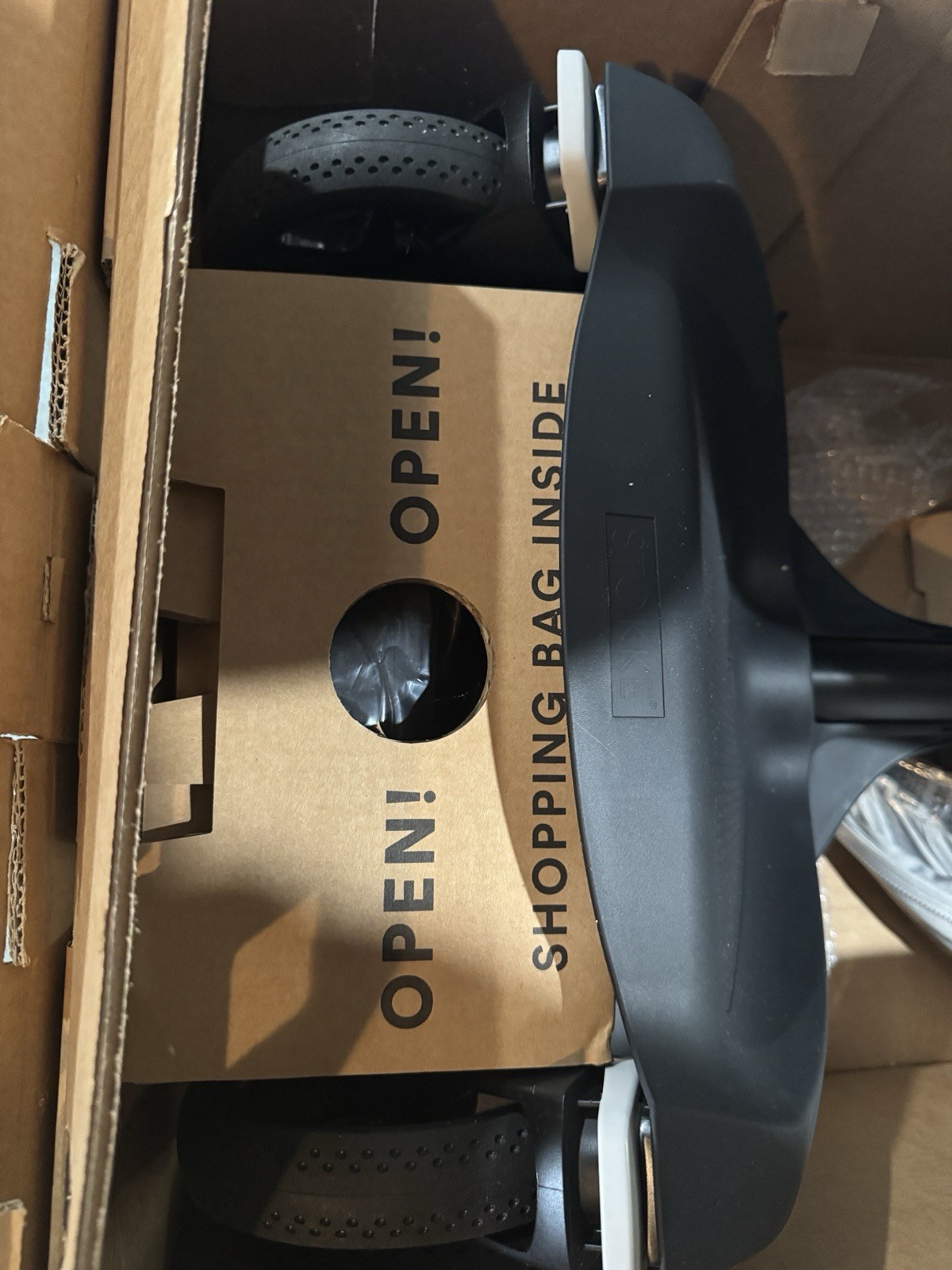 Stokke Xplory Stroller Black Chassis Ans Grey Melange Textiles