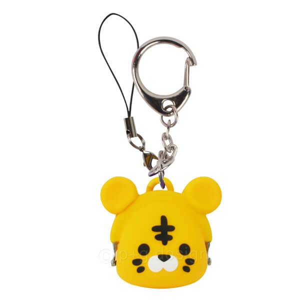 p+g design Mimi Pochi Bit Friends Keyring & Strap Toratan Coin/Chip Case