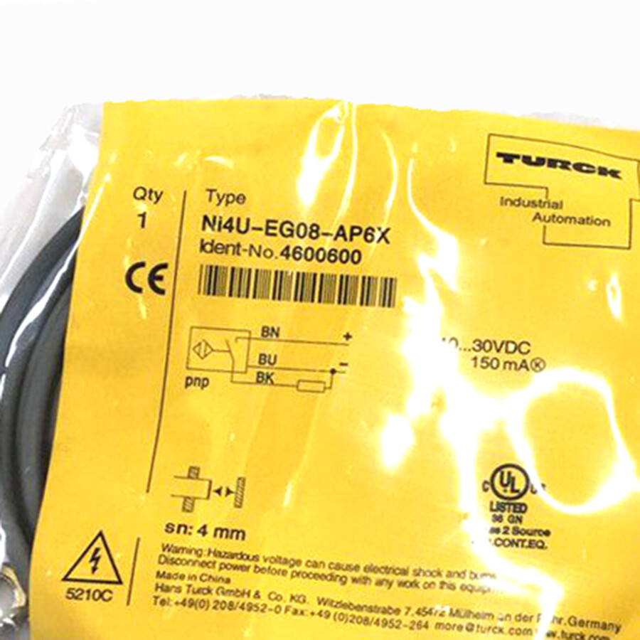 TURCK Ni4U-EG08-AP6X 4600600 Inductive sensor PNP