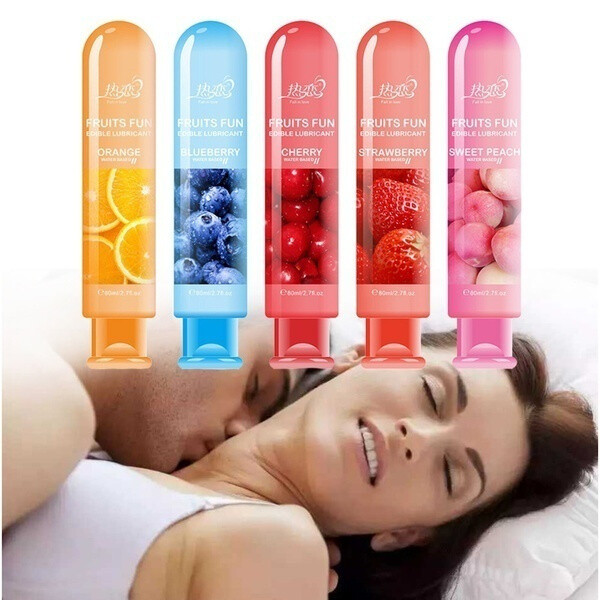 80ML Adult Sexual Body Smooth Fruity Lubricant Gel Lube Edible Flavor Sex Health