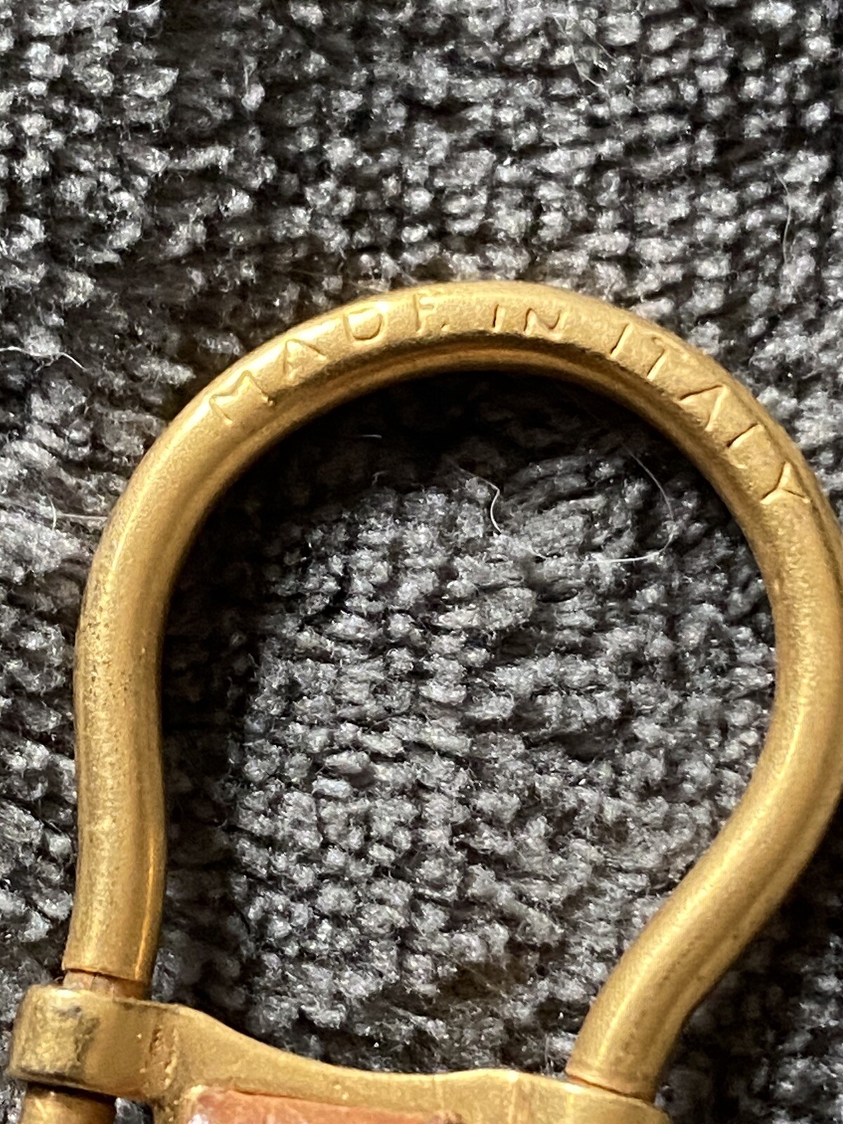 old antque vintage keychain Lord Patent thimble and thread
