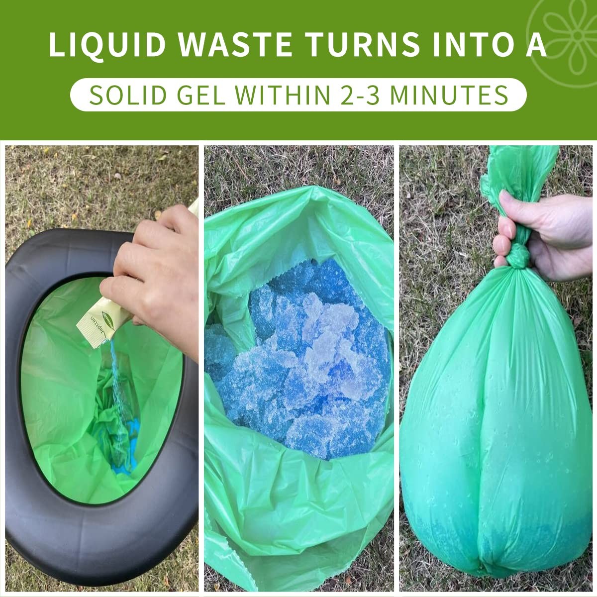 Portable Toilet Powder. Outdoor Toilet. Neutralize Odor/ Fast-Acting 1 Pack