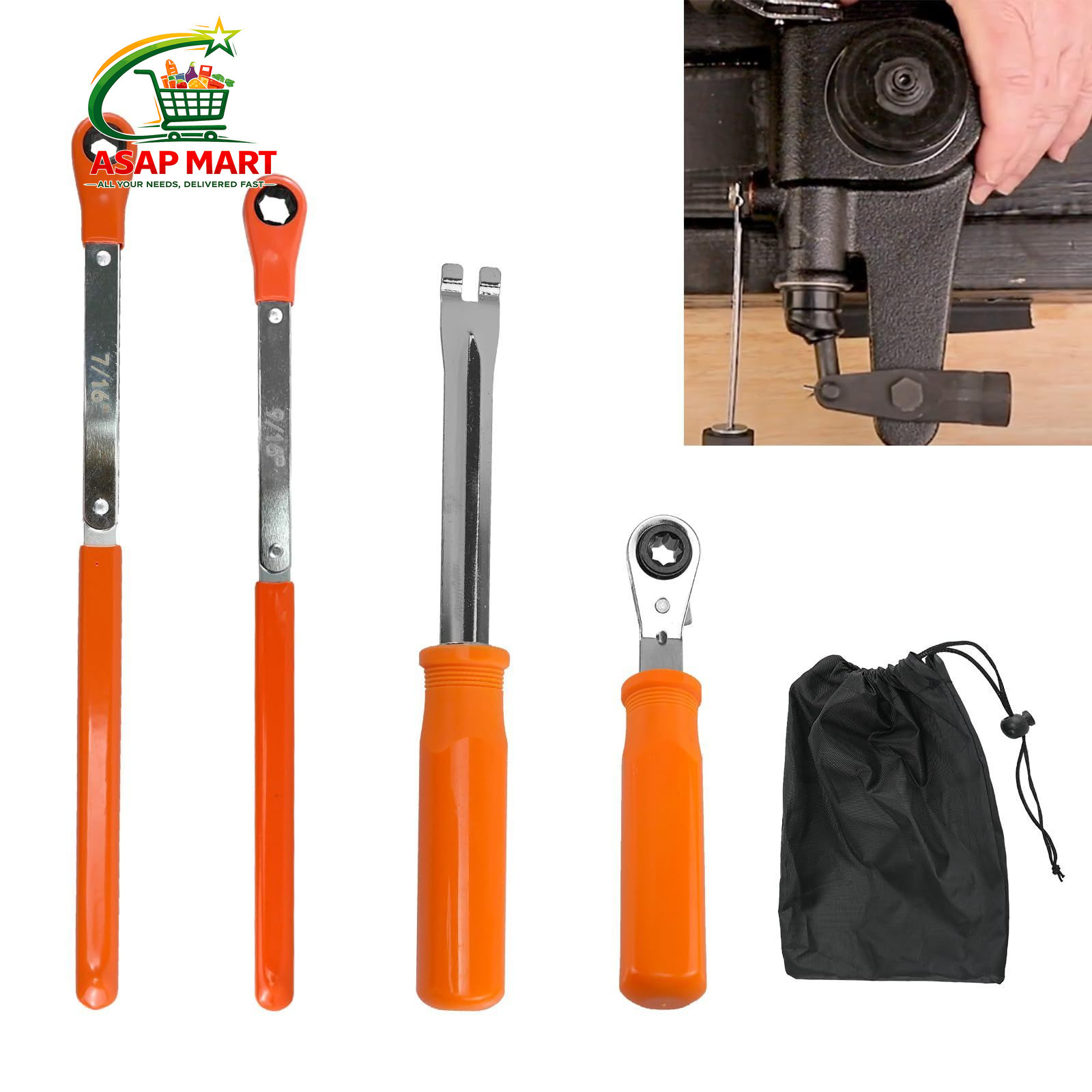 RYANSTAR RACING 4-Piece Automatic Slack Wrenchs + adjuster tools