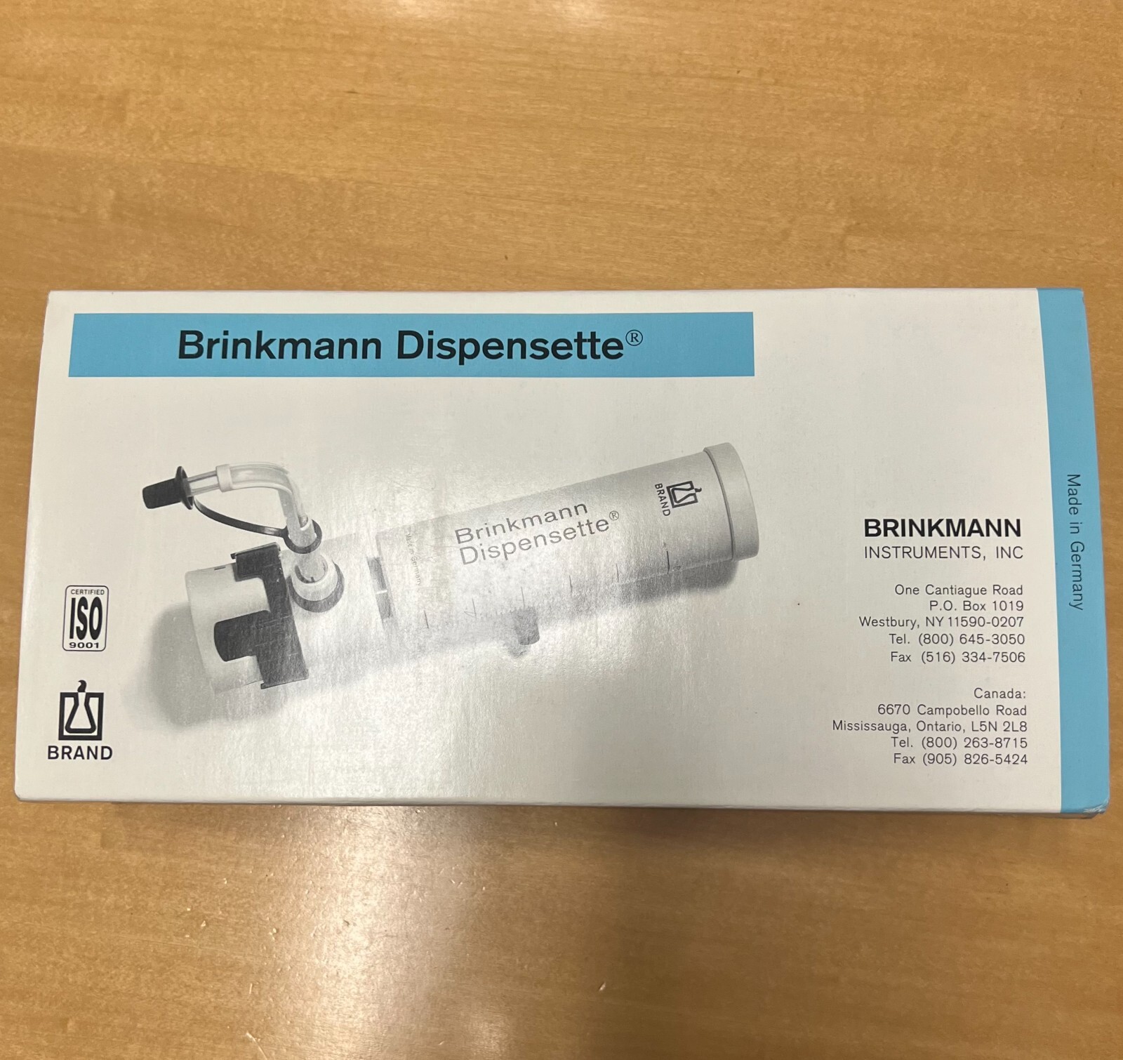 NEW Brinkmann Dispensette 0.4-2mL Adjustable Manual Bottletop Dispenser