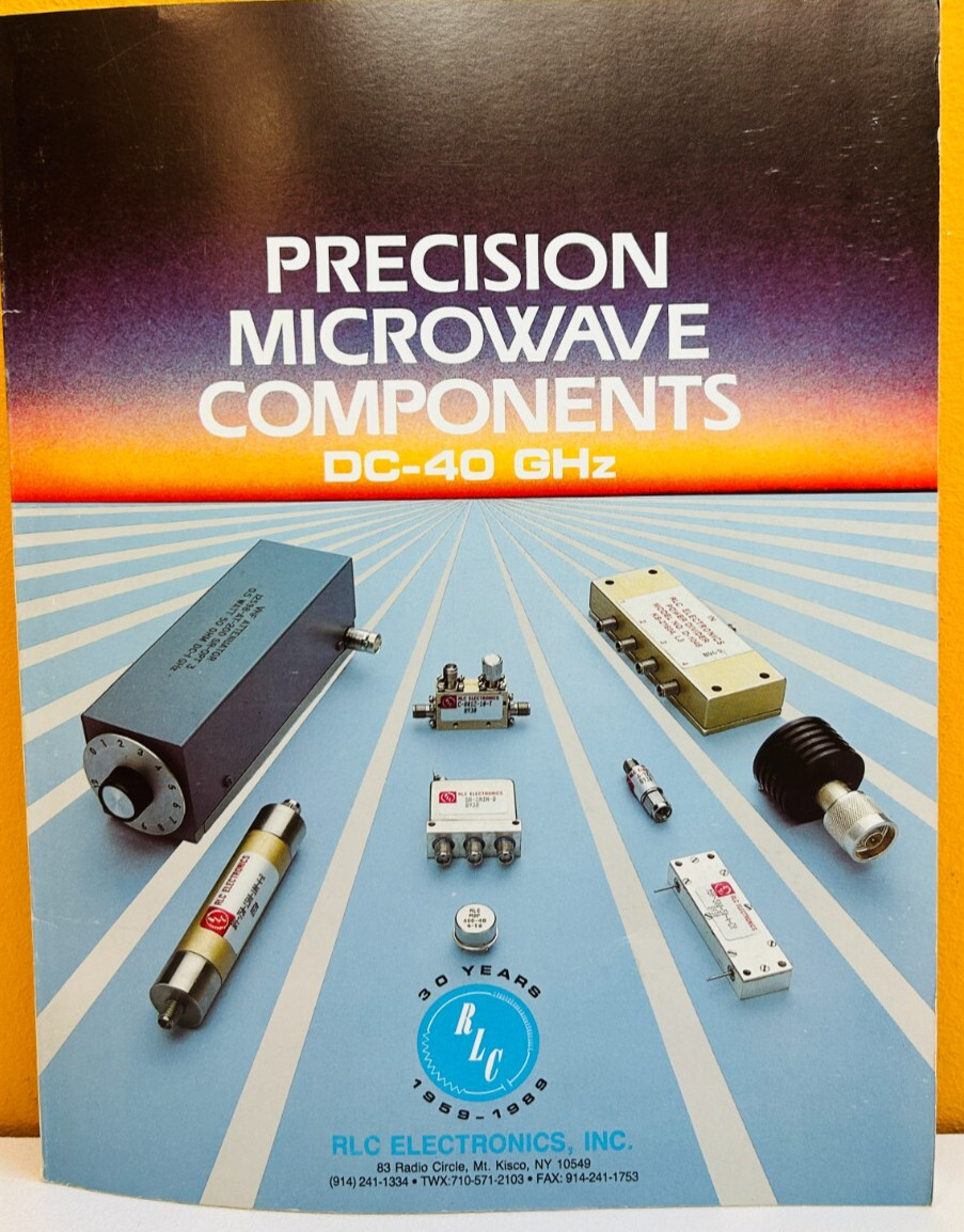RLC Electronics Precision Microwave Components DC-40 GHz Catalog.