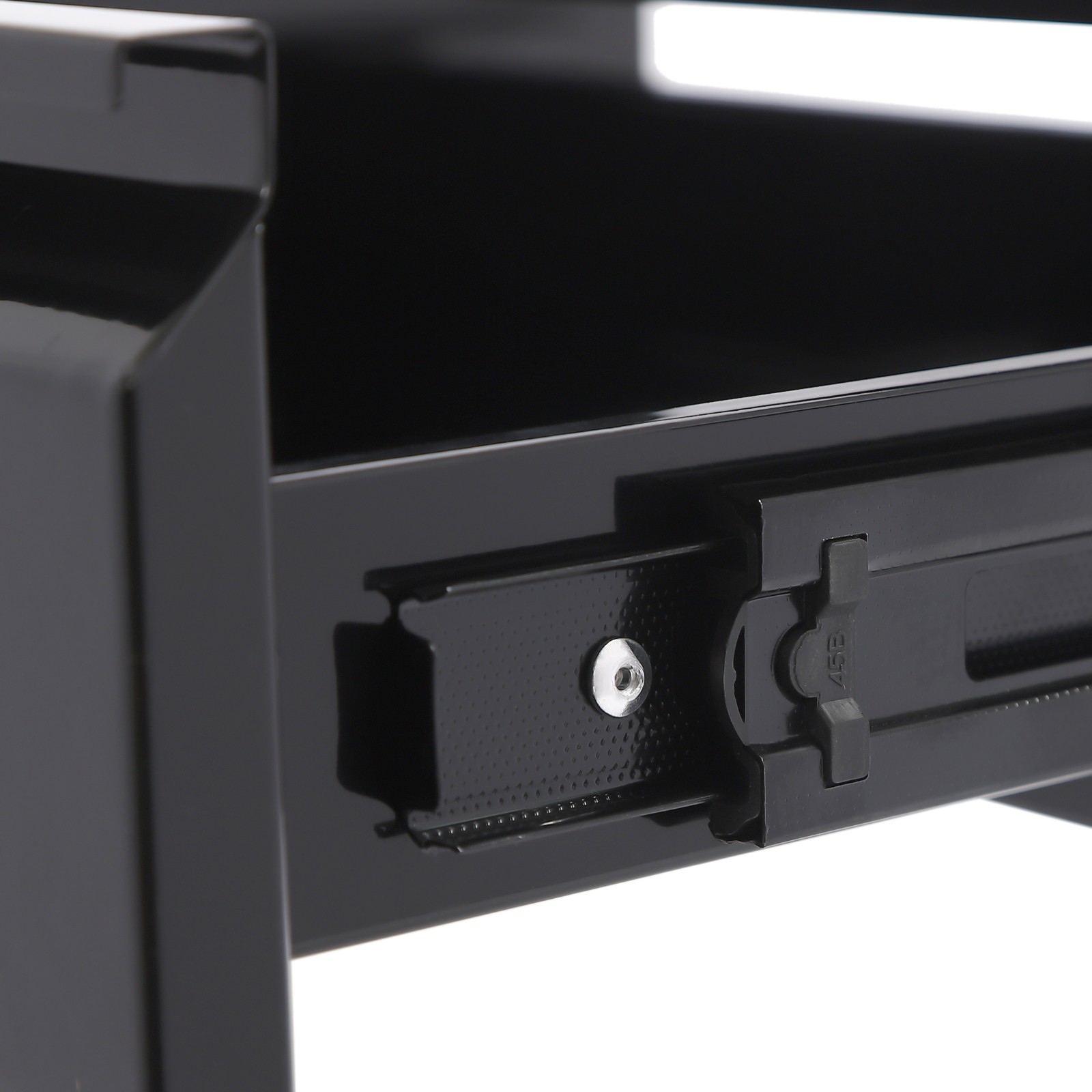 Slide Out Cabinet Drawer Pull Out Under Desk Drawer For Office With Lock Black