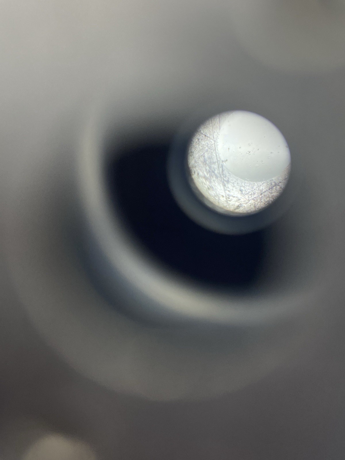 AO American Optical 40/.66 Plan Achromat Microscope Objective USA READ DIRTY