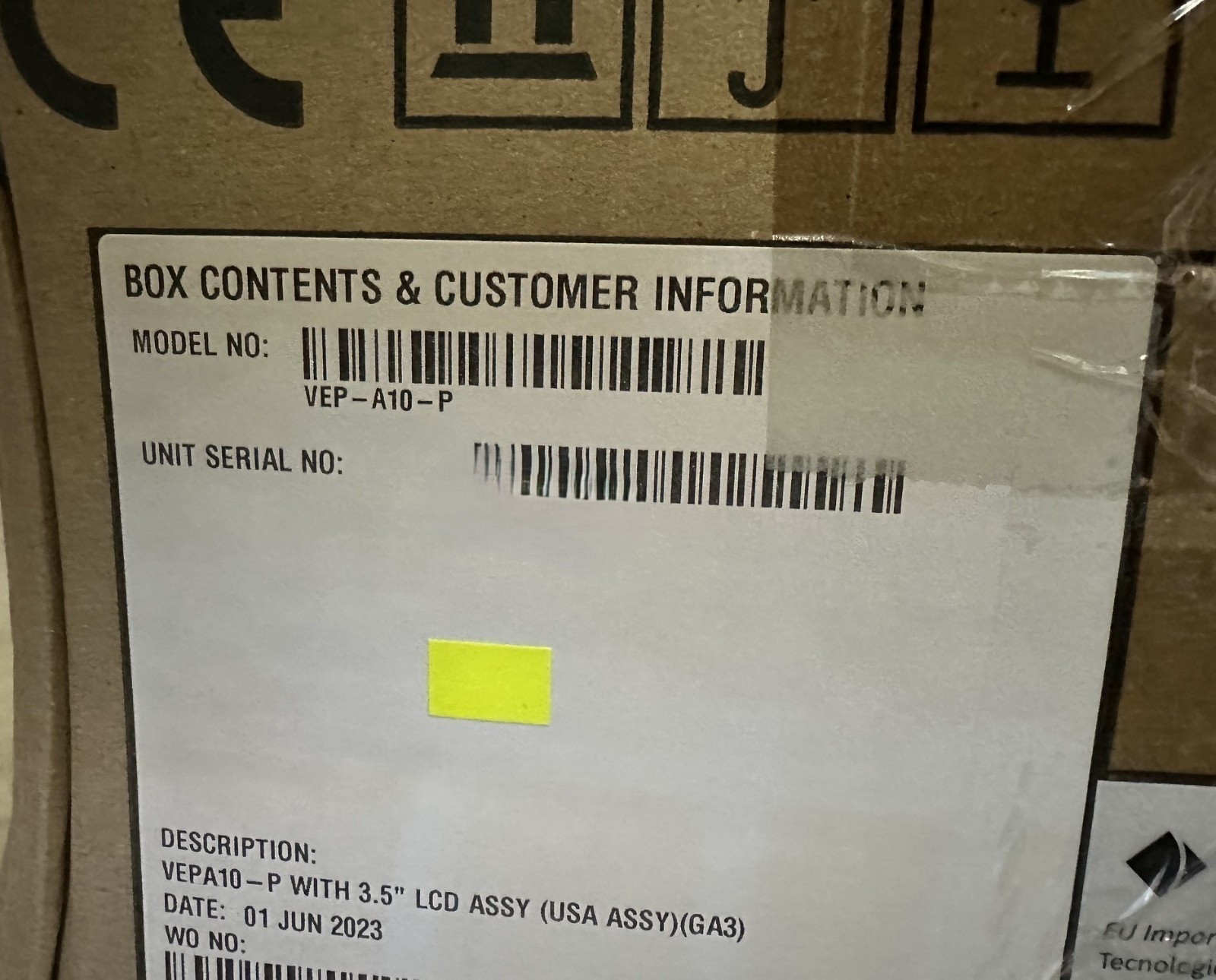 VESDA  Xtralis VEP-A10-P New  - Smoke Detector - Same Day Shipping