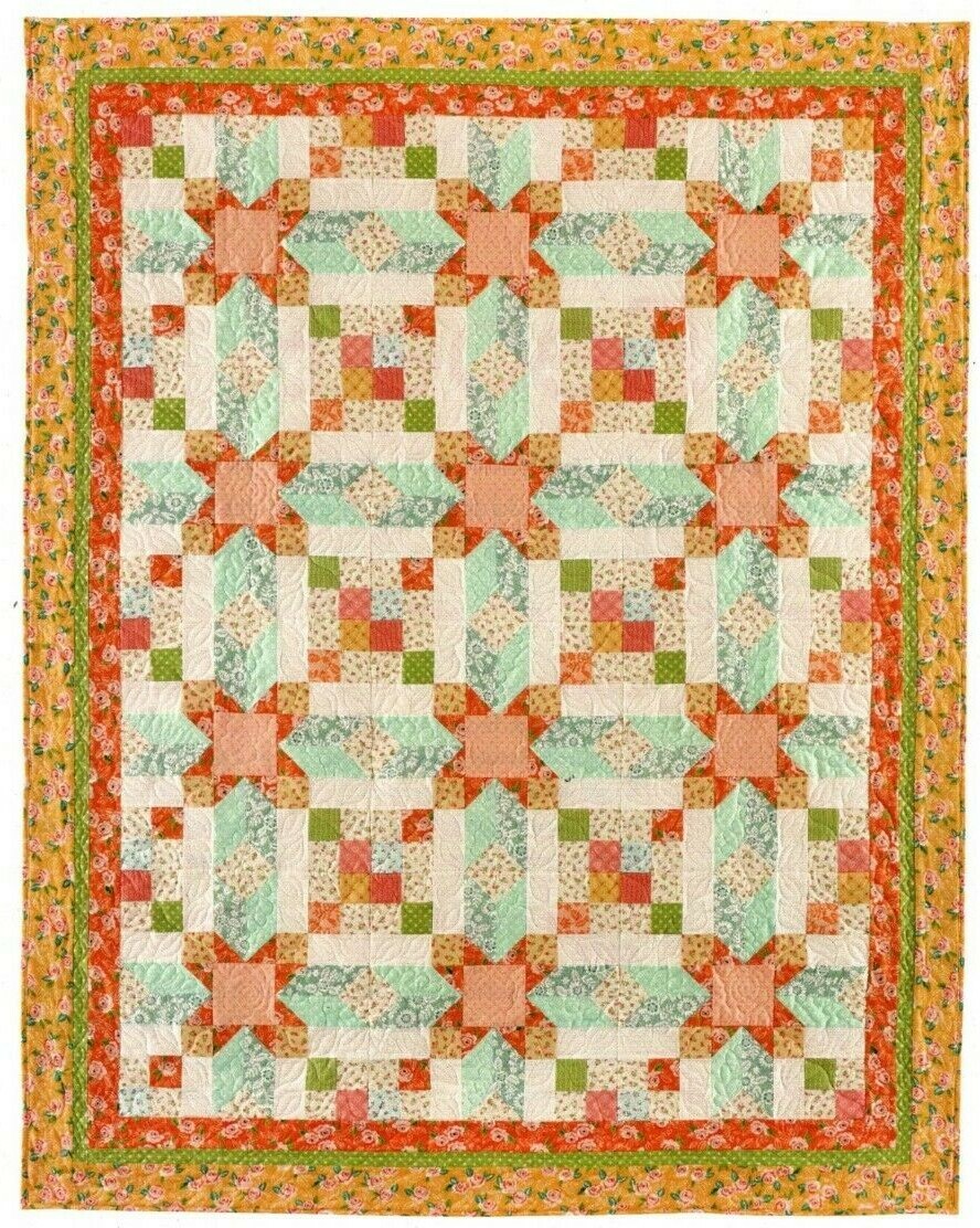 In The Summertime Quilt Pattern Pieced EB