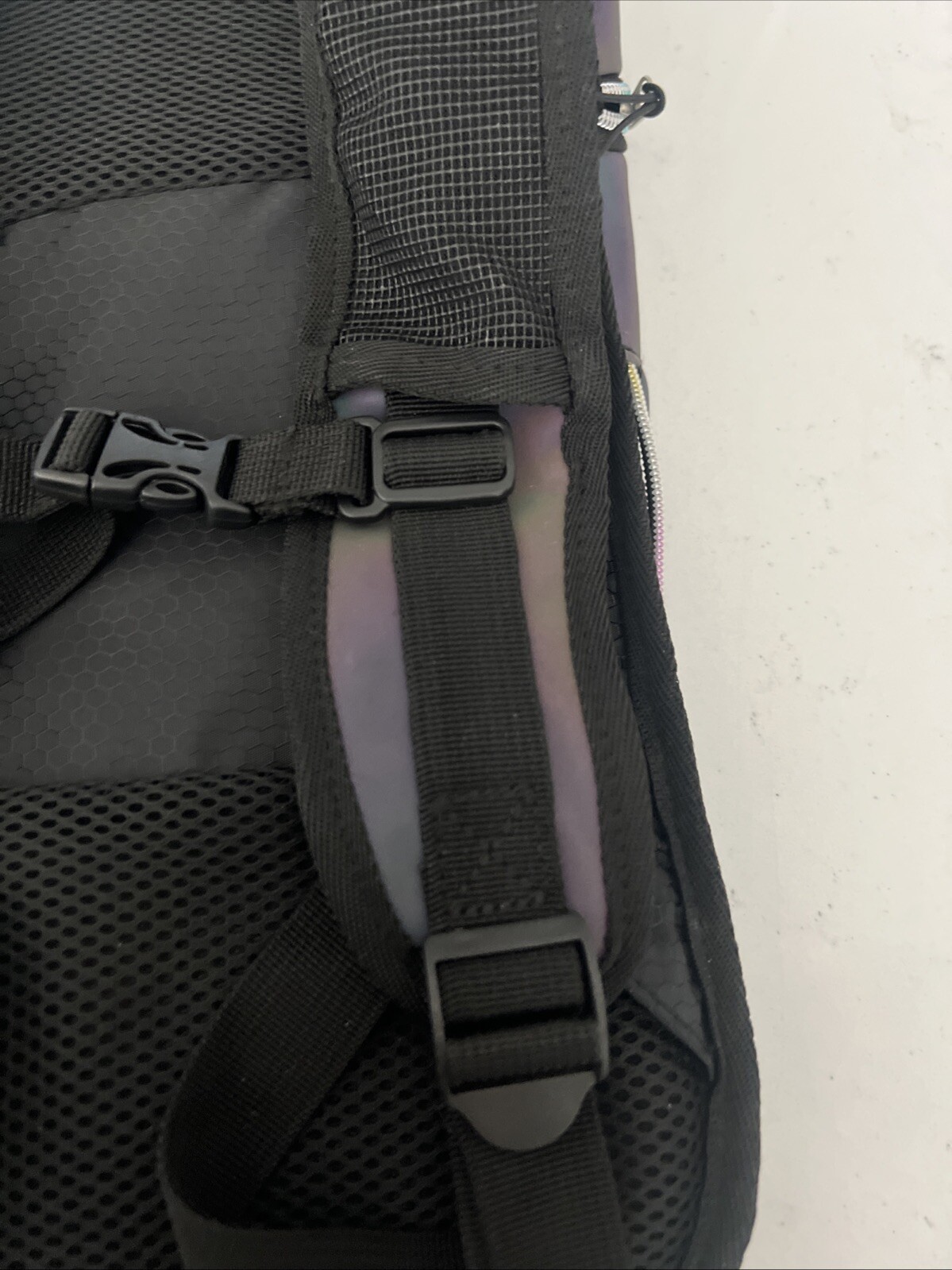 Sojourner Hydration Backpack No Bladder* Metallic Finish Two Zipper Pockets