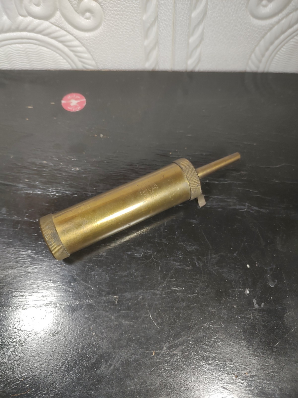 CVA BRASS POWDER MEASURING FLASK MADE IN ITALY