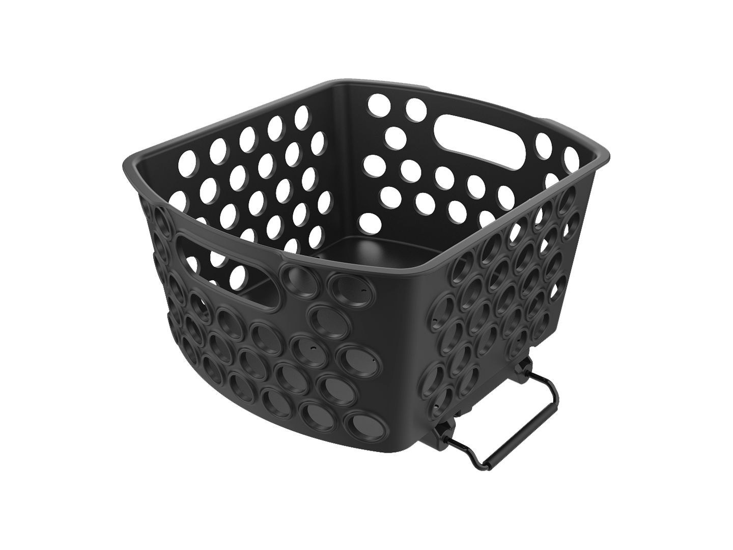 BiKASE DairyMan X Rear Bike Basket 14in (l) x 12in (w) x 7in (h) Black