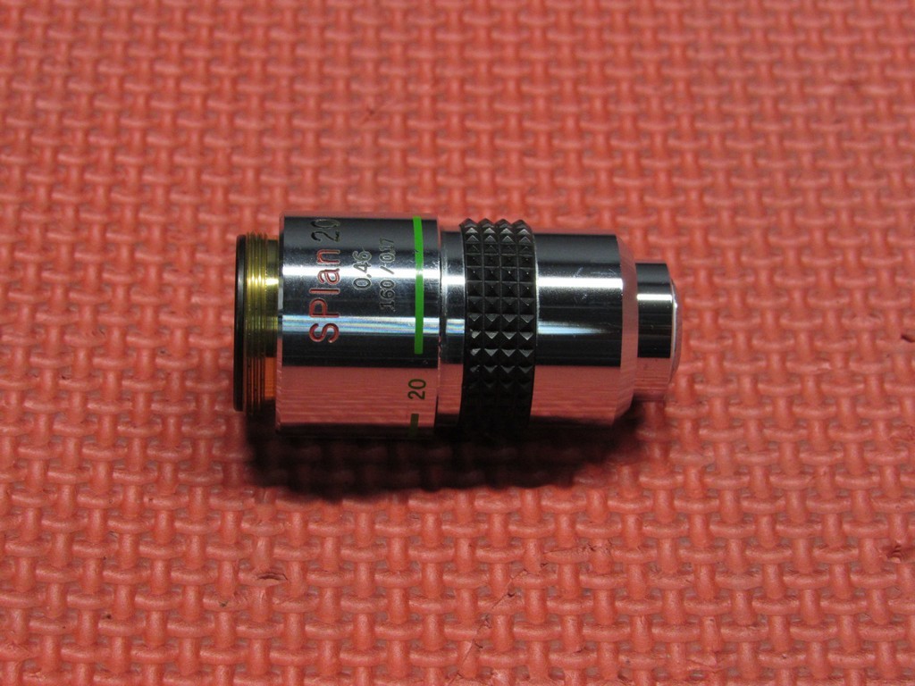 Olympus SPlan 20 Objective Lens 0.46 160/0.17 Microscope Objective