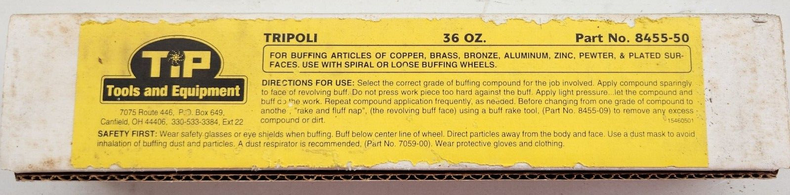 TIP Tripoli Rouge 36OZ Part 8455-0