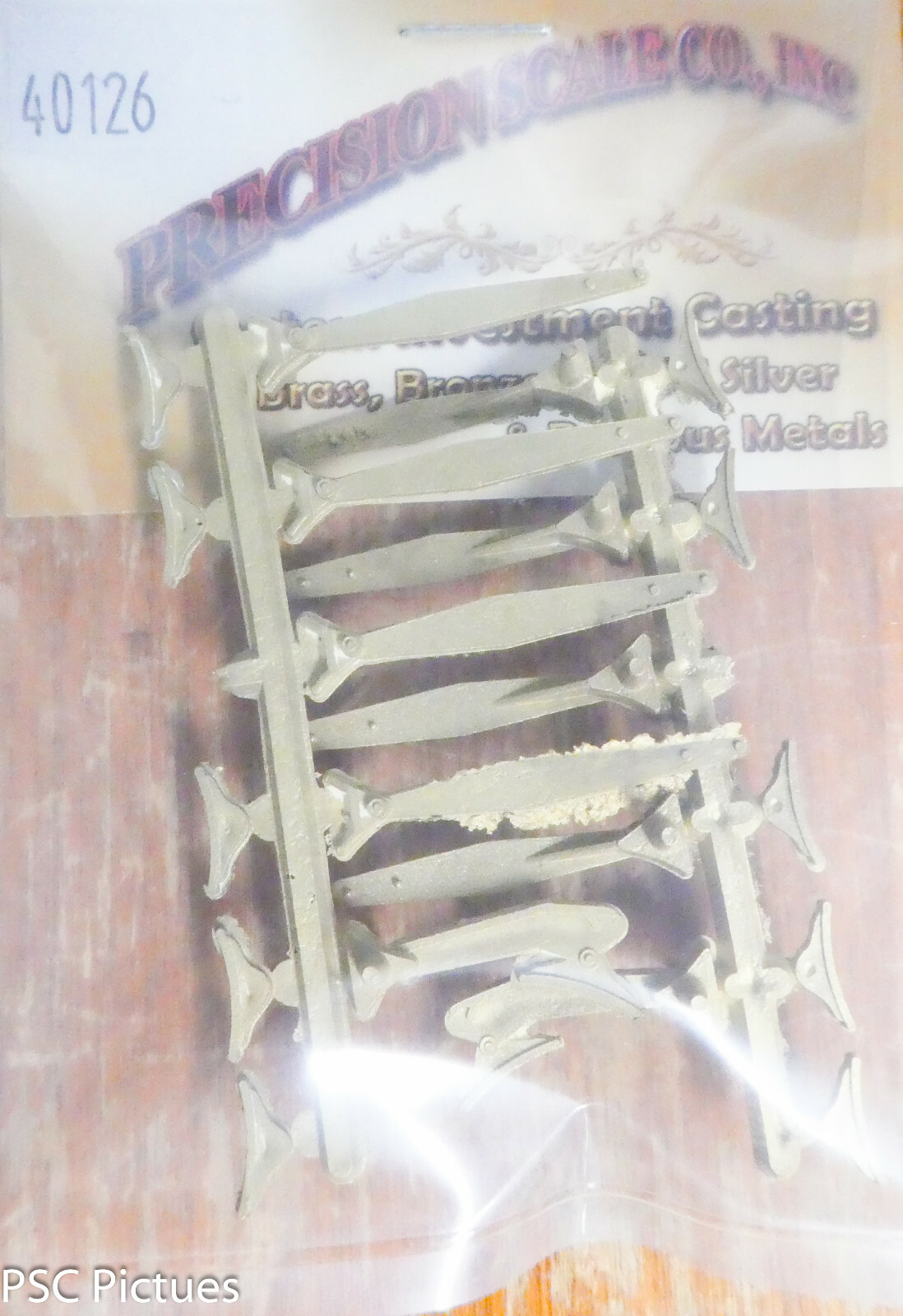 Precision Scale O #40126 Hangers w/Shoes, Locomotive Brake, (Brass Parts 10)