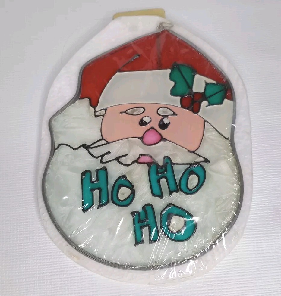 Santa Claus Christmas Holiday 7" Sun Catcher New