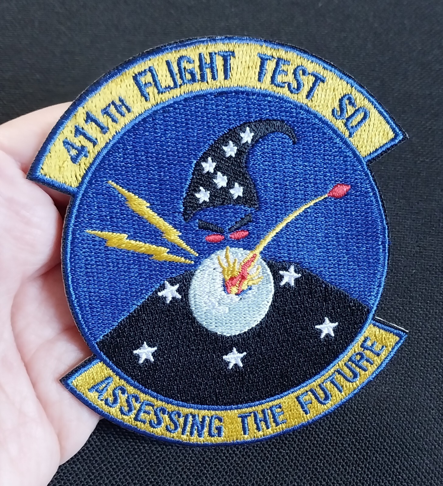 NASA USAF Patch 411th Flight Test Squadron Assessing The Future Wizard Military