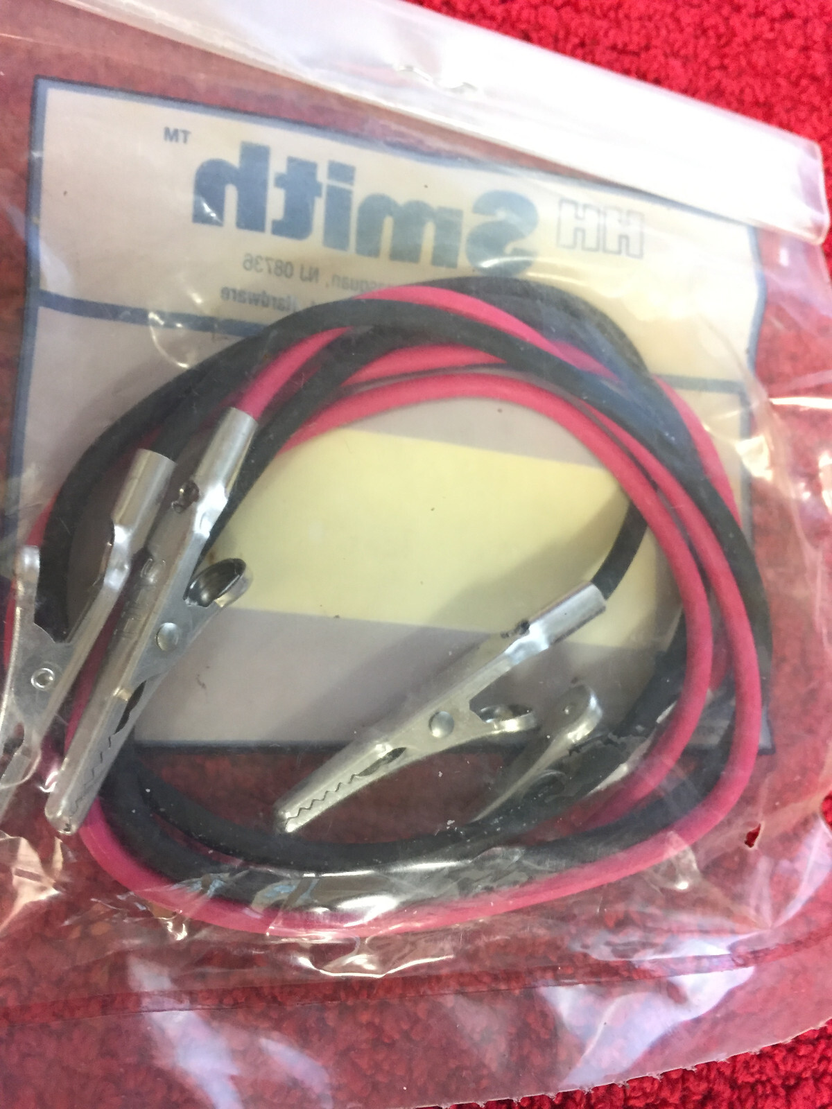 605 HH SMITH TEST LEAD Alligator Clip Test Lead, 24 ", 609.6 mm, Black, Red, 8 A