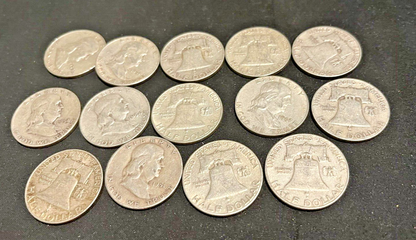 The Franklin Deal! All 90%  US Minted Silver Coin $7.50 !!