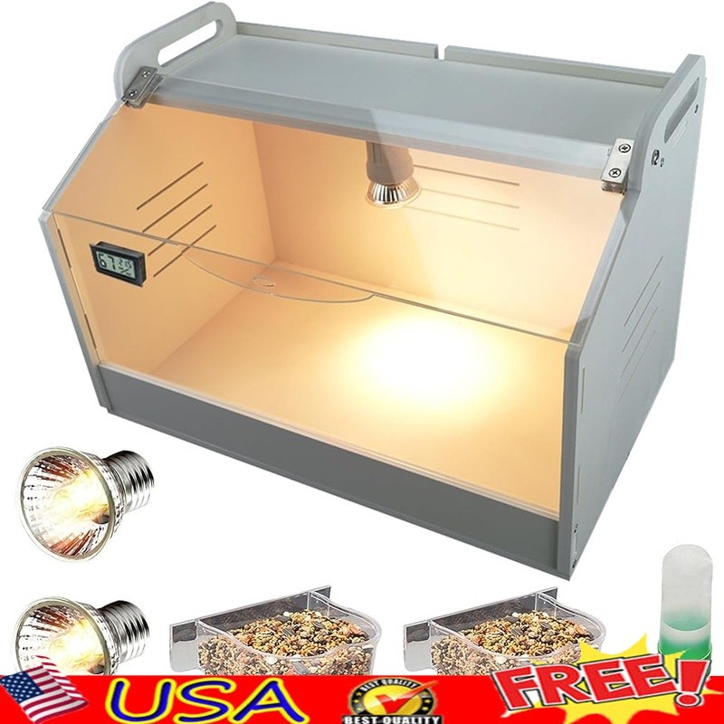 Intelligent Brooder Box 10-15 Chicks Quail Manual Incubator Poultry Heater New