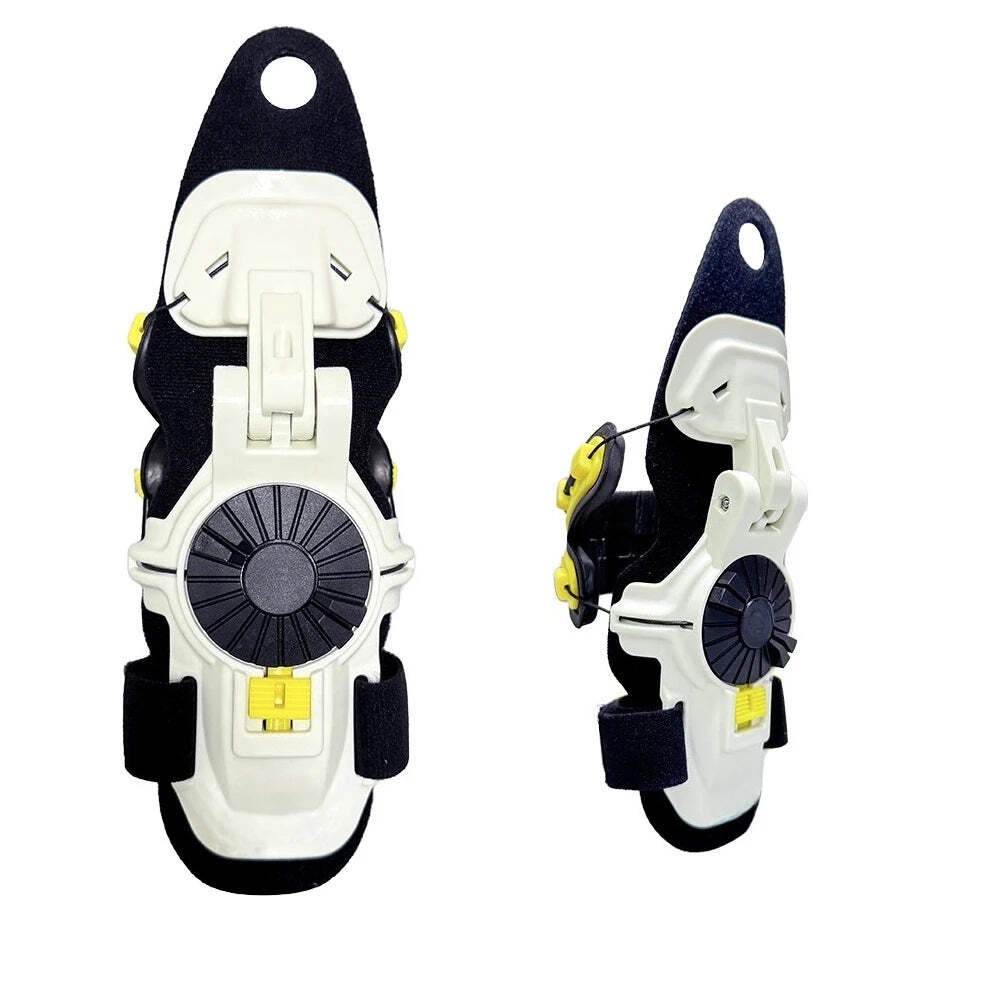 Motorcycle Wrist Guard Support Brace Protective Equipment in White and Yellow