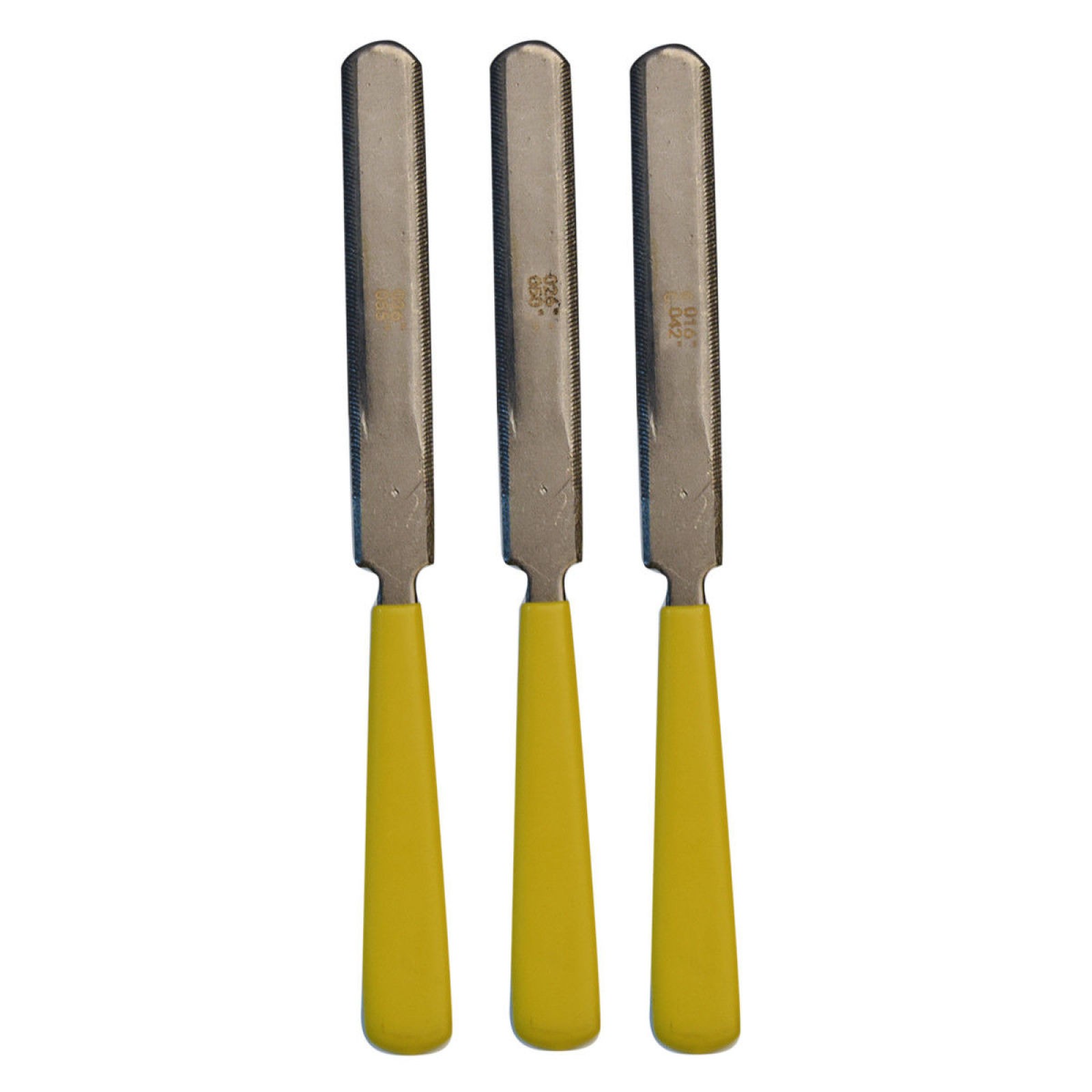 3Pcs Double Sided Guitar Gauged Nut Slotting FileNut Saddle Luthier Tool B