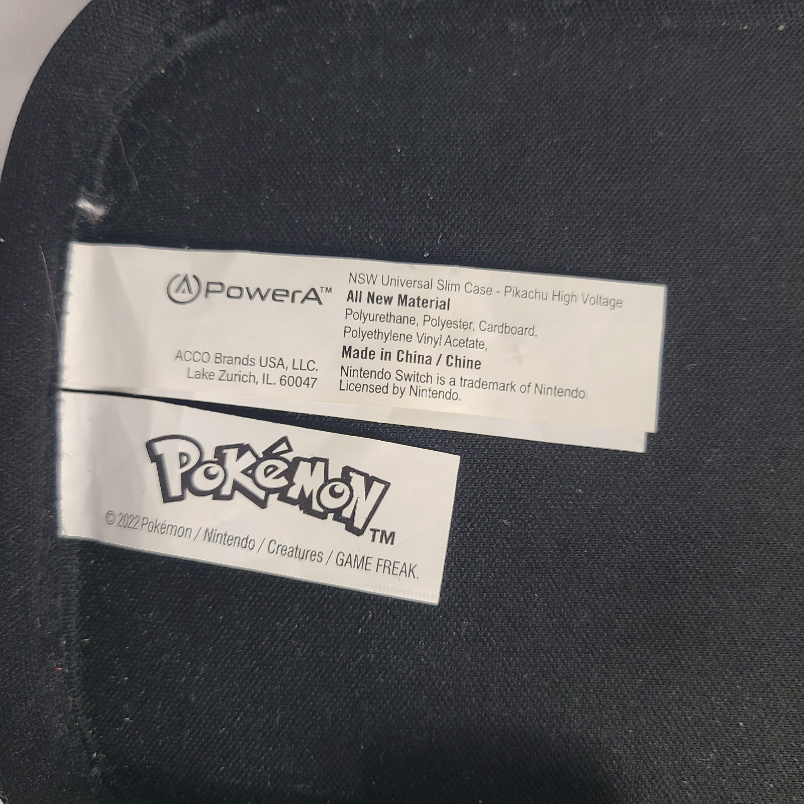 PowerA Slim Case Protection Storage For Nintendo Switch & Lite Pokémon Pikachu