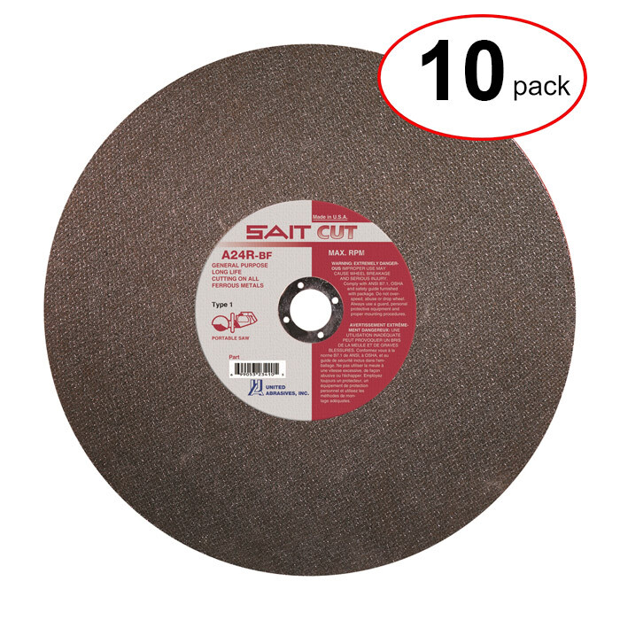 Sait 23420 - 12"X 1/8"X 20Mm A24R Metal   -  (10Pack)