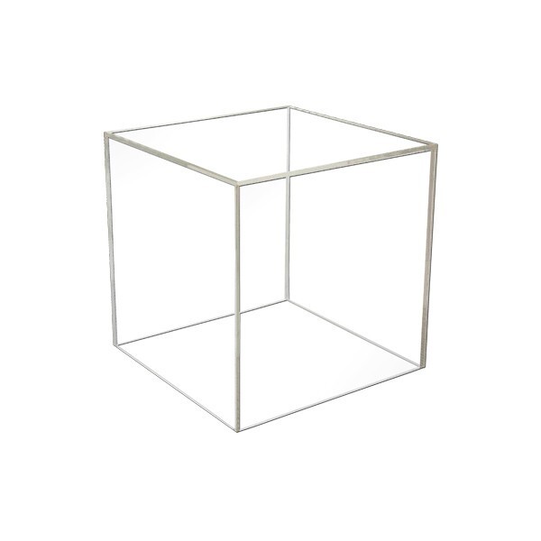 5 Sided 8'' Lucite Acrylic Cube Bin Fixture Display Retail Store