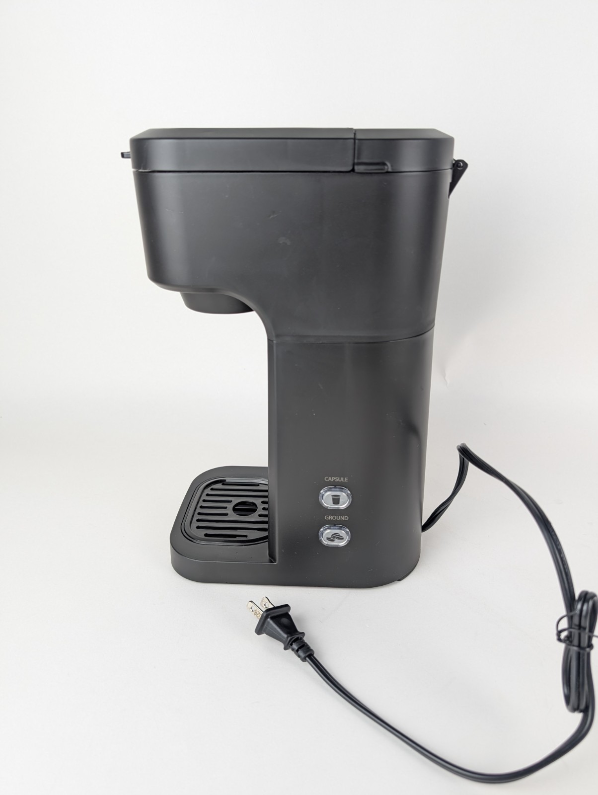 Mainstays Single Serve Coffee Maker - Grounds & Pods - Black Matte